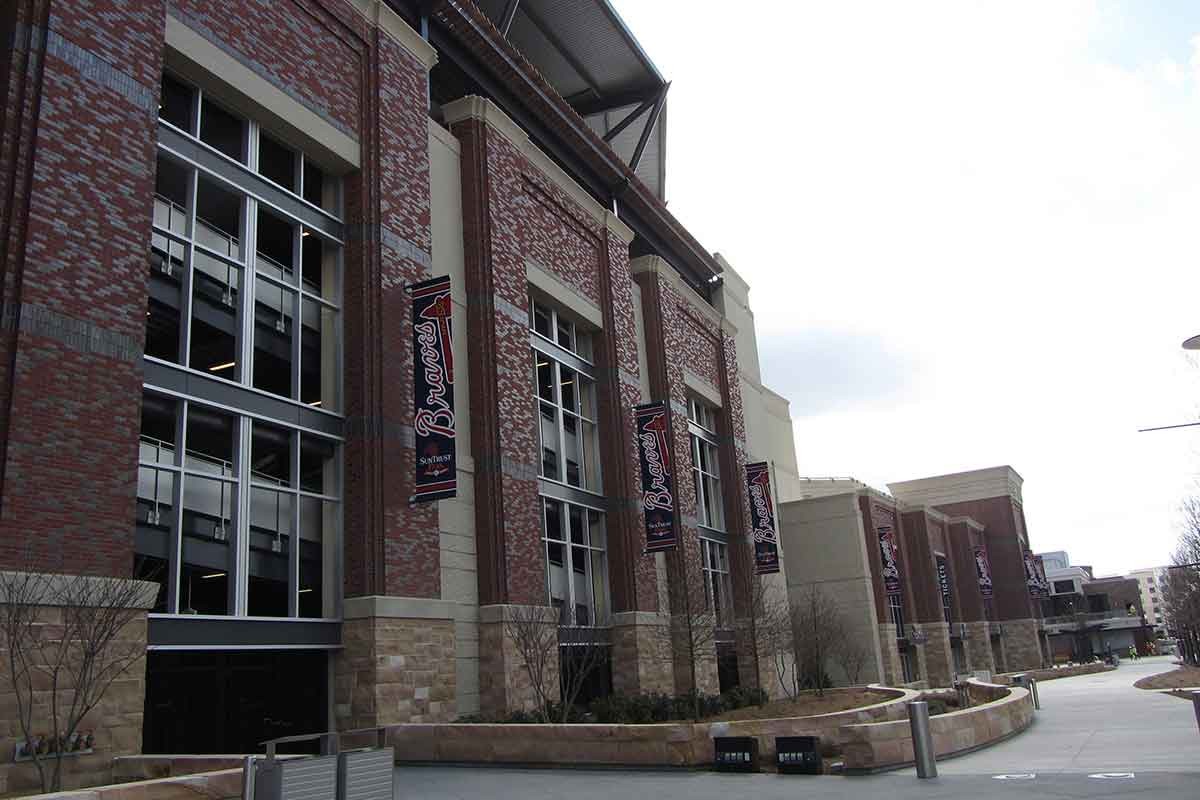 Exterior View of Braves SunTrustParks building